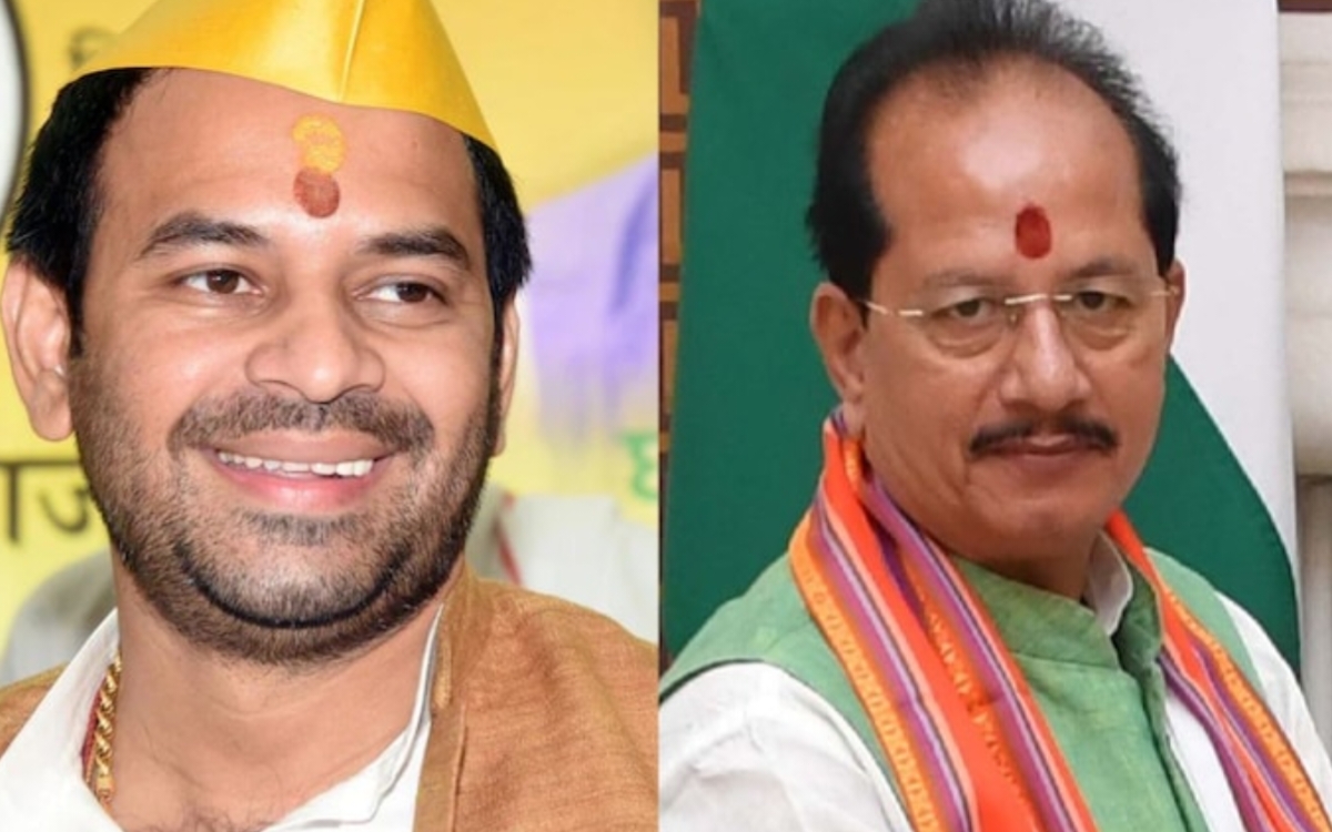 Tej Pratap yadav की Bihar के Difty CM से मुलाकात