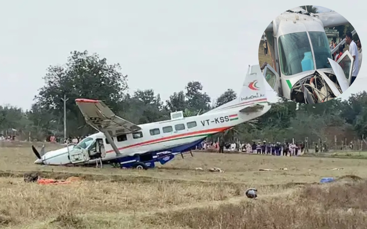 Odisha के Raurkela airstrip के पास विमान हादसा 6 लोग थे सवार जांच शुरू